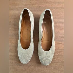 Women’s Ara Beck Ballet Flat Sequins Suede Cushioned Footbed Slip-on Heel